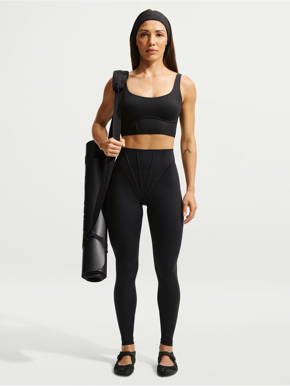 Nike x SKIMS Corset Black/Obsidian 26” High-Waist Sculpting Leggings